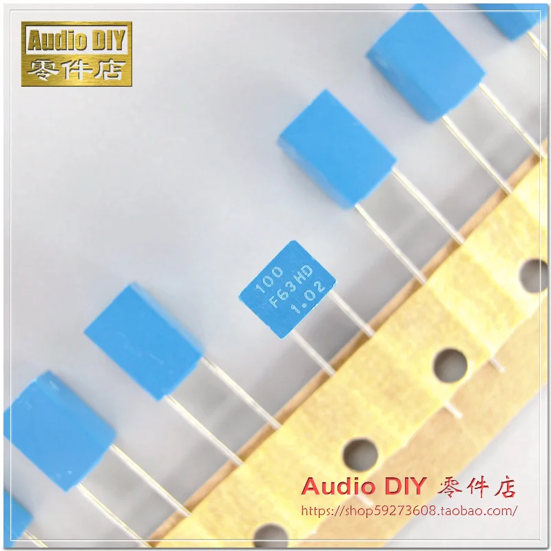 20 шт. AV P12 100pF/63V 1% P5MM ARCOTRONICS пленочный конденсатор из оловянной фольги