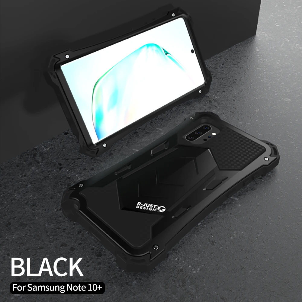 For Samsung Galaxy Note 10 Plus Case Heavy Duty Protection Doom Armor Metal Aluminum phone Case For Samsung S10 Plus Note 9 5G