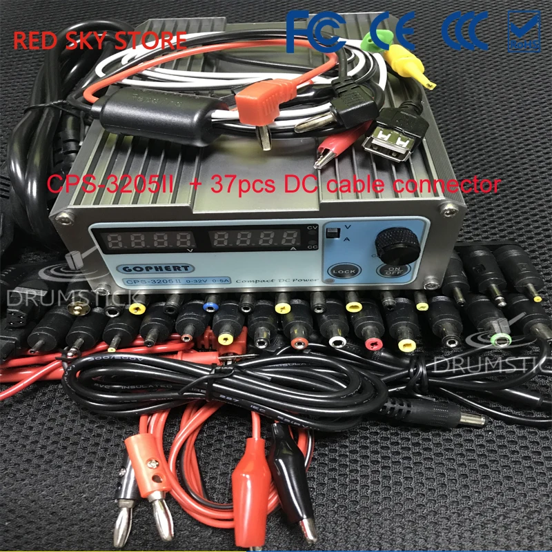 

Ship from USA Gophert CPS-3205II Single Output 0-32V 0-5A 160W adjustable DC Switching Power Supply