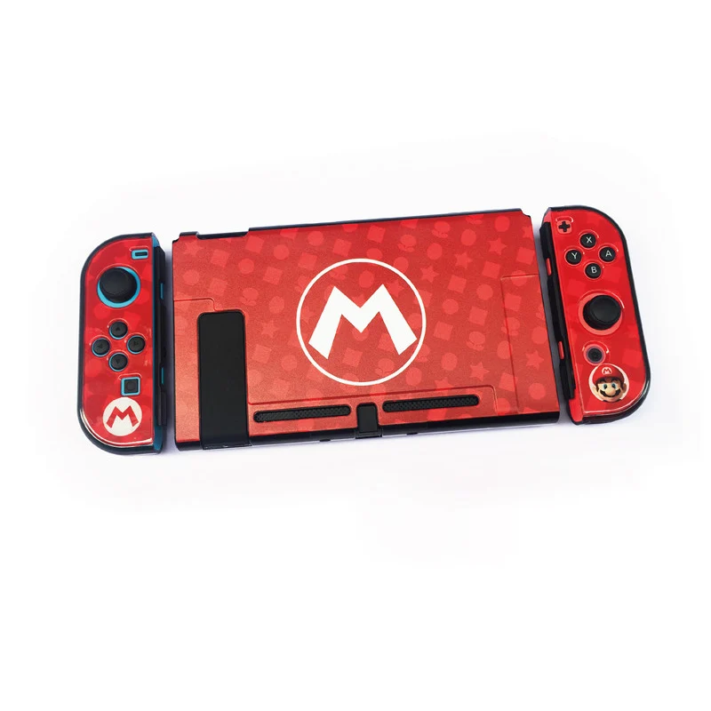 A083 Nintendo Switch с цветным рисунком, жеская защитка закрепляемые Крышка корпуса чехол для Nintend NS консолью коммутатора& Joy-Con для Nintendo Switch - Цвет: A083