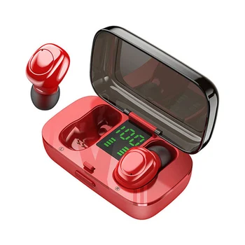 

XG23 Touch TWS 5.0 Bluetooth Headset Wireless Earphone Stereo W/ Microphone LED Cold Light Intelligent Digital Display Function