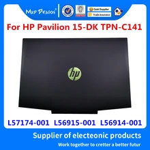 Ноутбук lcd задняя верхняя крышка задняя крышка зеленый логотип для hp Pavilion 15-DK 15-dk0134TX TPN-C141 L56914-001 AP2K8000110