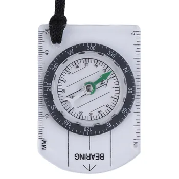 

Mini Baseplate Compass Map Scale Ruler Outdoor Camping Hiking Cycling Scouts Military Compass free shipping