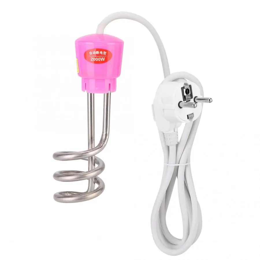 2000 Вт Портативный водяной Электрический погружной нагреватель бойлер