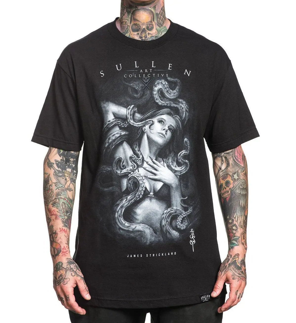 SULLEN CLOTHING Tangled T-Shirt Black M-5XL NEWsummer Hot Sale New Tee Print Men Top |