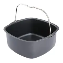 Антипригарная воздушная фритюрница для торта, бочка для выпечки, сковорода, жарочная корзина для Philips HD9220 HD9225 HD9232 HD9233 HD9641 H7EA