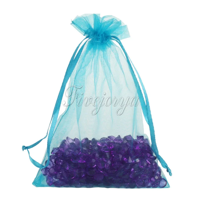 100 шт. прозрачные сумки из органзы 10 х15 см|bag a|bag fbag for |