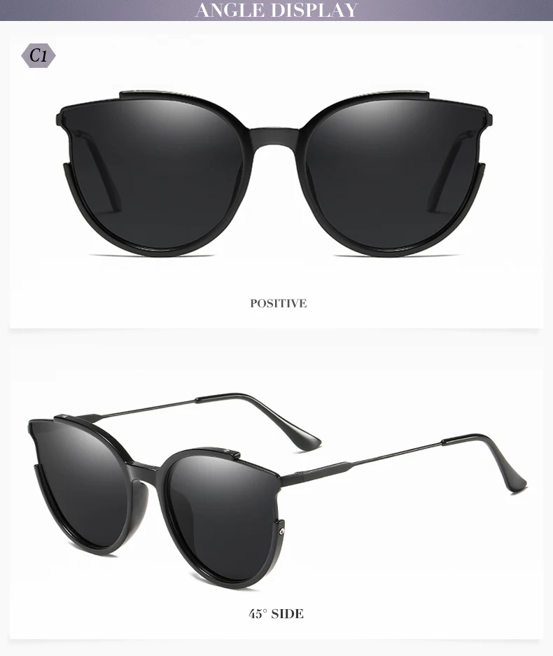 Max Glasiz новые высококачественные поляризационные солнцезащитные очки Cateye женские модные уличные трендовые солнцезащитные очки Polariod мужские TAC линзы gafas UV400
