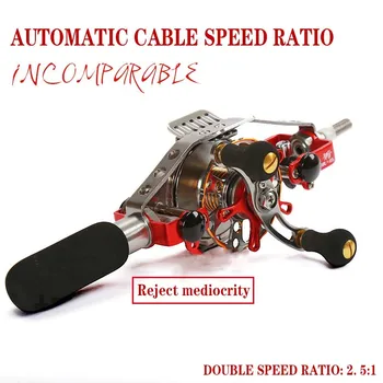 

Full metal middle wheel automatic line speed modified than front wheel fishing rod refit overnight round fishing line inner line