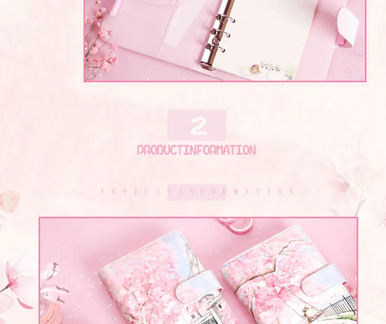 Cherry Blossoms Sakura Diary Gift Set - 13 - Kawaii Mix