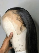 Malaika recto Bob corto frente de encaje pelucas de cabello humano 13x4 pelo brasileño peluca Bob contundente corte Bob pelucas con minimechones