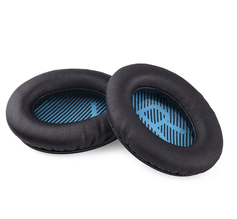 VEKEFF Sheepskin Leather Replacement Memory Foam Earpads for BOSE QC2 QC15 AE2 i QC25 QC35 Headphones Ear Pads Cushions
