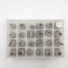 Напрямую от производителя формы для выпечки 304 нержавеющая сталь 24 головы торт крем украшения рот костюм инструмент выдавливание соска