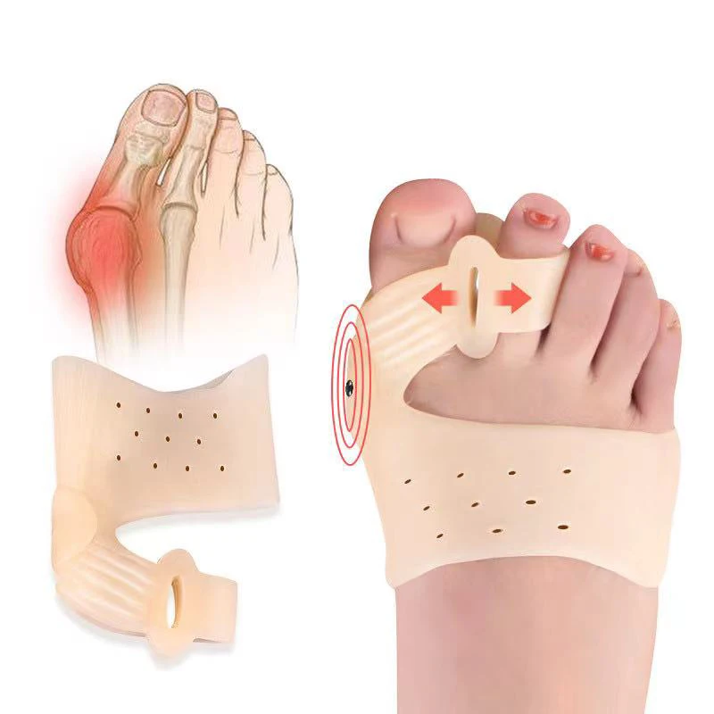 1 Pair Magnetic Bunion Correction Hallux Valgus Orthosis Silicone Toe Separator Relieves Feet Pain Protector Pedicure Foot Care