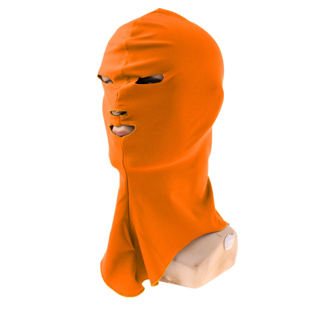 Lightweight Mask Sports Face UV Protection Full Face Mask Women/Men Head Cap Black/ Blue/Yellow/Pink/Orange