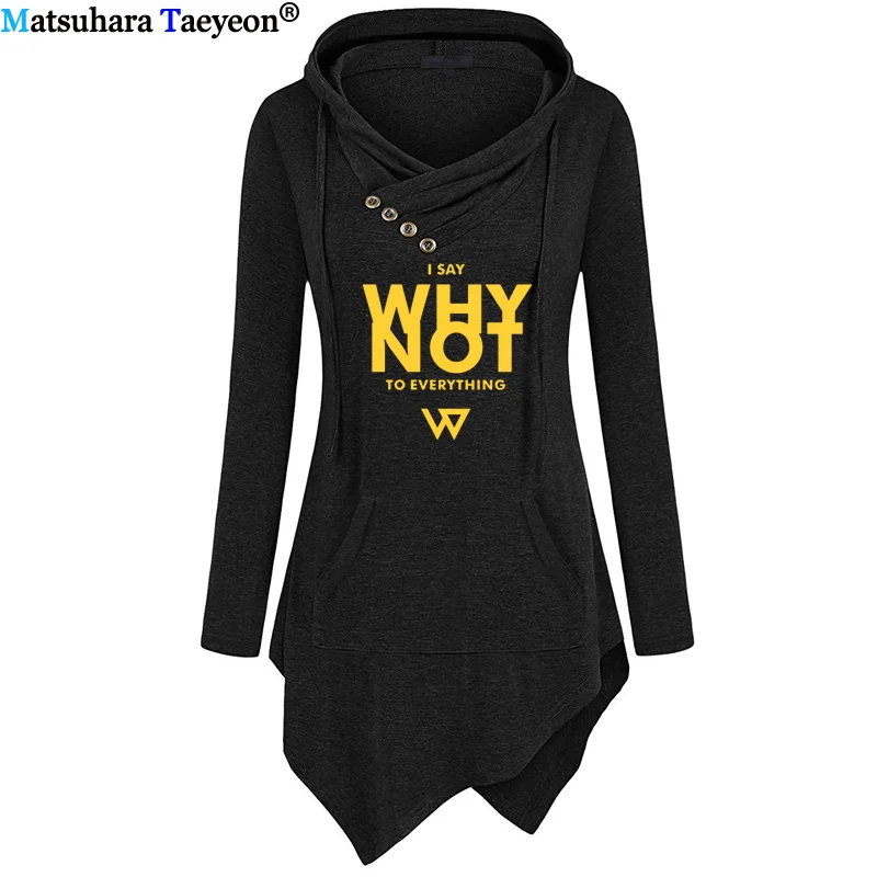 I Say Why Not To Everything Westbrook Hoodie Women's Long Sleeve Cotton Russell Westbrook Sweatshirts Hoodie - Цвет: 2