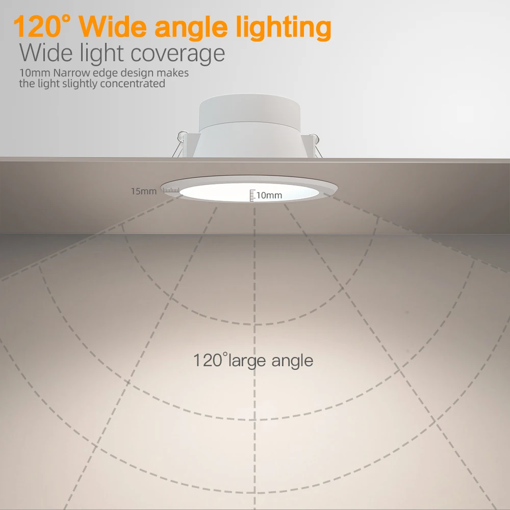 Zemismart Tuya Zigbee LED Downlight Dimmable Ceiling Lamp Alexa Google Home Siri Voice Control Work with Homekit via ZMHK-01 Hub