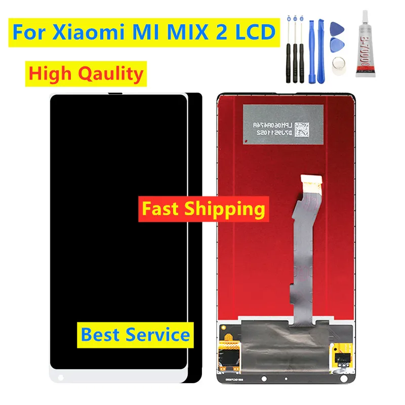 5,9" ips ЖК-дисплей для Xiaomi Mi x 2 lcd кодирующий преобразователь сенсорного экрана в сборе Замена для Xiaomi Mi Mix 2 ЖК-дисплей