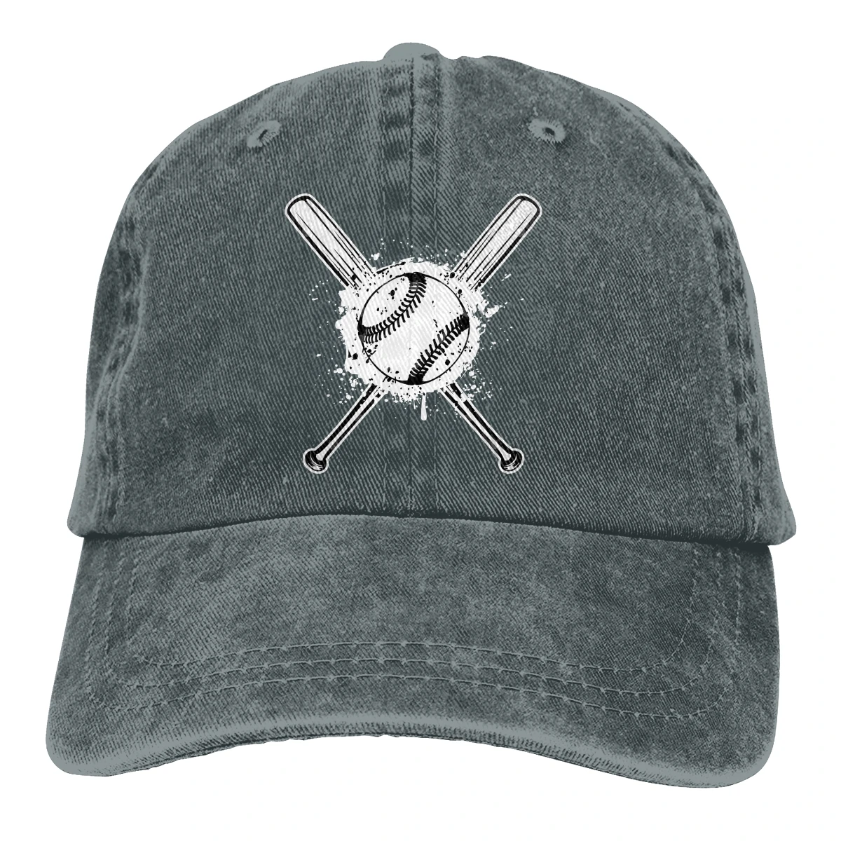 Потертые бейсбольные мячи Casquette черные унисекс Мужские Женские джинсовые бейсболка с ремешком кепки Регулируемый Гольф папа шляпа