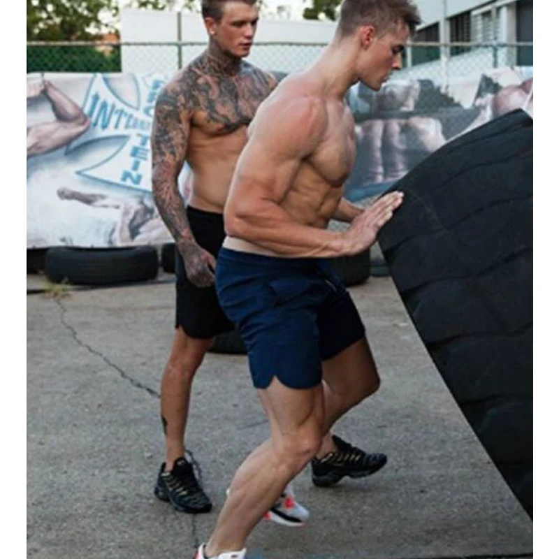 Vogue Newest Vogues Fashion Pop Men Shorts For Summer Casual Fitness Pants Men Casual Solid 3colors Shorts
