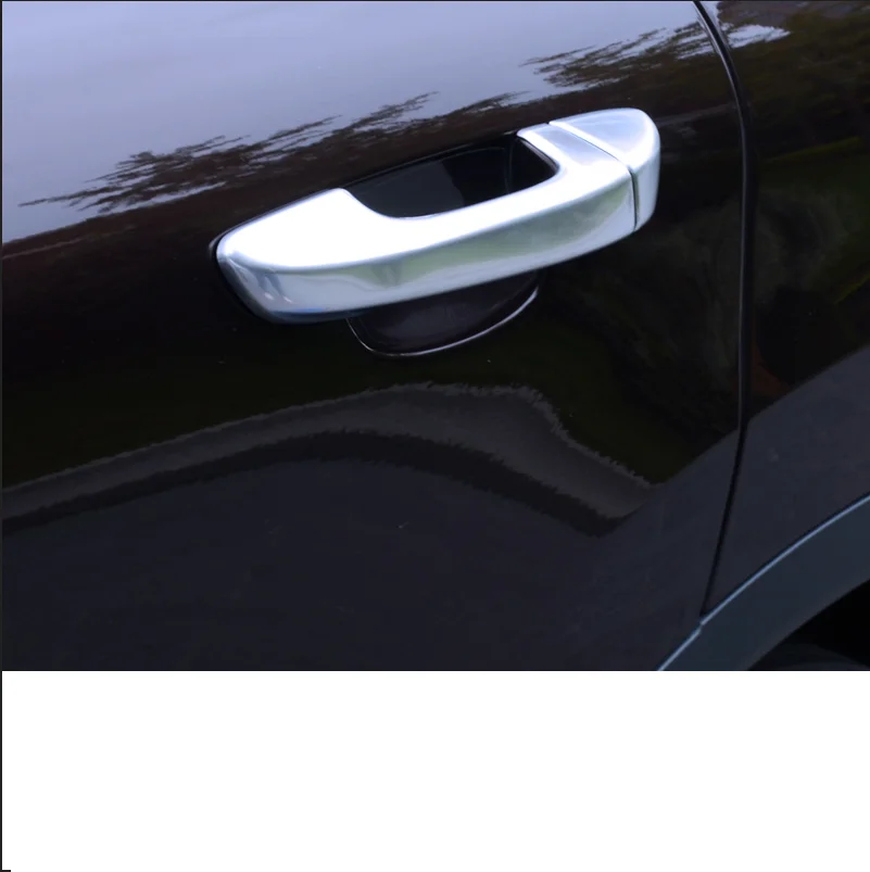Для Porsche Cayenne 2011- боковые дверные ручки Крышка отделка без Smartkey отверстие модификация автомобиля автомобильные аксессуары
