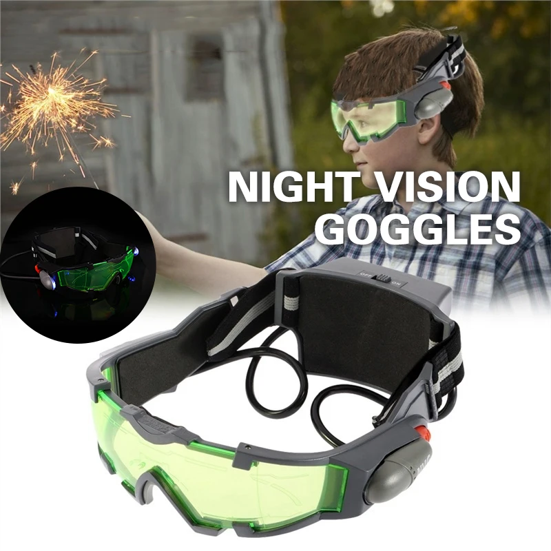 Защитное стекло ABS спортивные очки ночного видения черные велосипедные