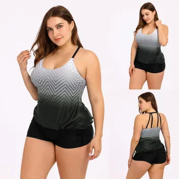 

Tankini Swimsuits 2020 Hot Sales Swimsuit Tankini Swimsuit Women Swimwear Bikini Set Two Piece for Girl Bathing Suit Plus Size