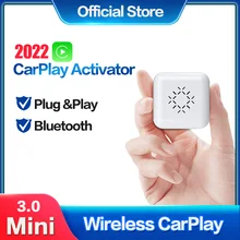 Carlinkit sans fil Apple Carplay 3 IOS 15, Mini boîte intelligente, Plug & Play, pour Mazda Cx5 Mercedes Toyota Mx5
