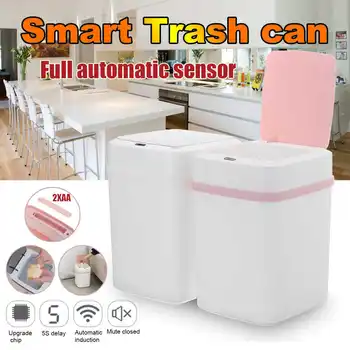 

10L Automatic Sensor Dustbin Smart Sensors Trash Can Induction Waste Bin PP Plastic Eco-Friendly Dustbin Household Garbage Bin