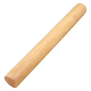 

Wooden Flour Dough Rolling Pin Roller Stick 9.2 Inch Length Wood Color