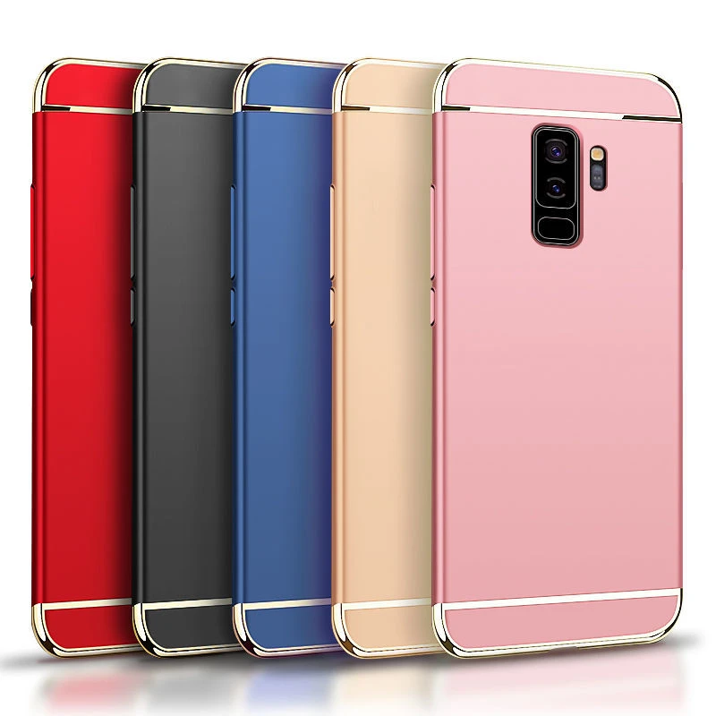 TNSULY для Galaxy S9 Plus мобильный телефон чехол с гальваническим покрытием Матовый Жесткий противоударный 6 2