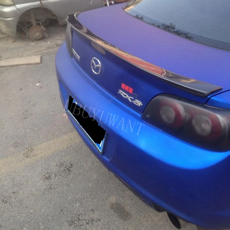 

For Mazda 3 RX8 Spoiler 2005-2010 High Quality Carbon Fiber Car Rear Wing Primer Color Rear Spoiler For Mazda 3 Spoiler Sedan