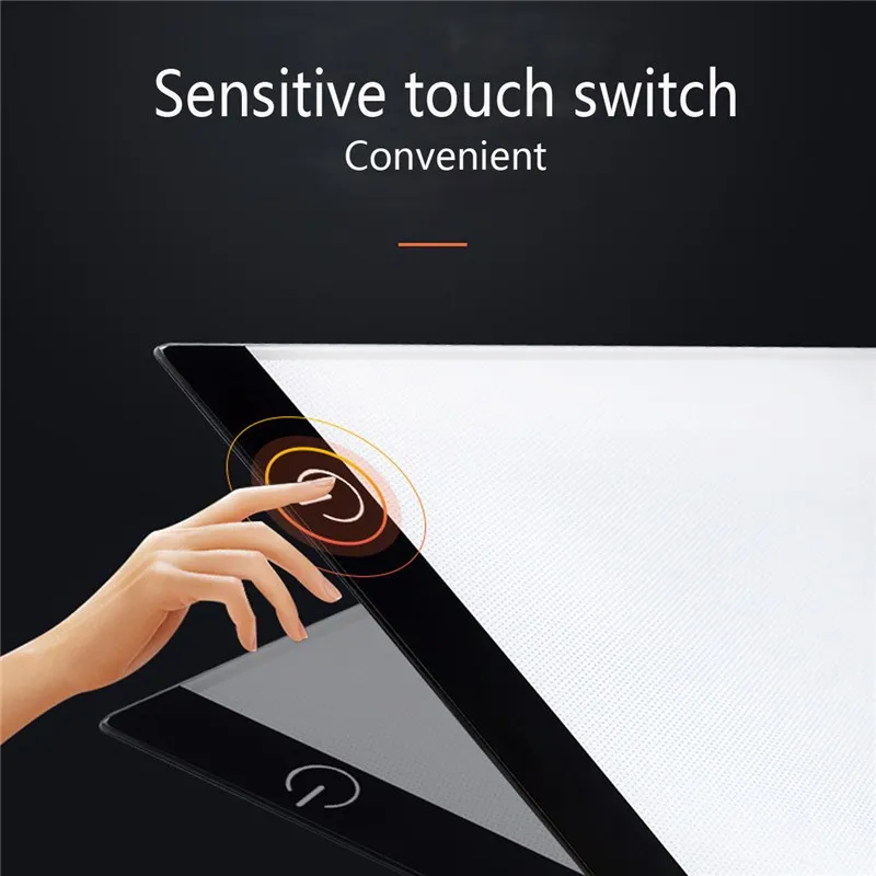 

Ultra-thin A4 LED Light Cushion Art Light Box Table Tracing Paper Cardboard Cushion Lower Tool, Tool For Designers, Comic Lover