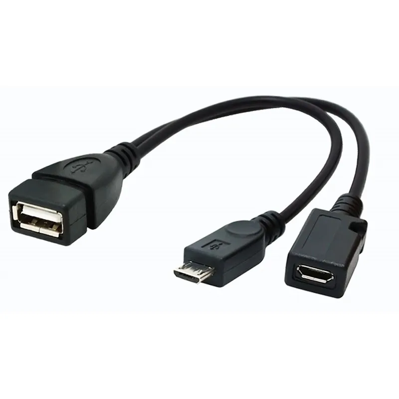 Микро USB OTG Хост Кабель питания для Samsung i9100/i9220 N7000/i9250/i9300/N7100 Внешний usb-накопитель