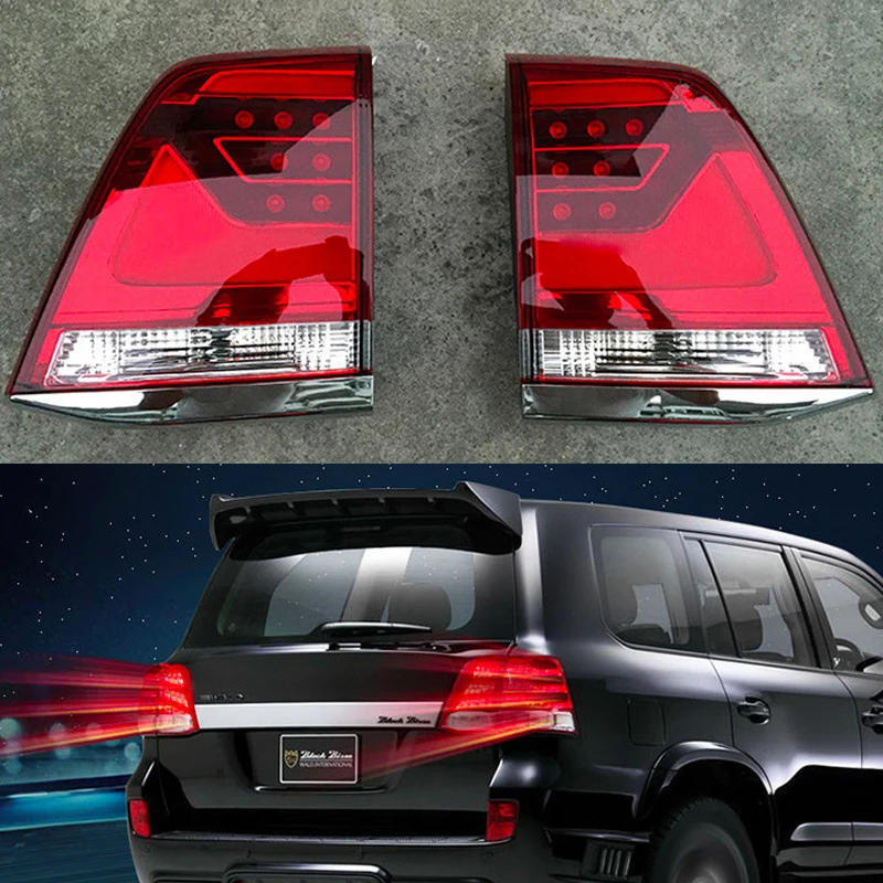 Автомобильный Стайлинг для LAND CRUISER светодиодный задний фонарь для Land Cruiser задний фонарь DRL+ тормоз+ Парк+ сигнальный задний фонарь в сборе