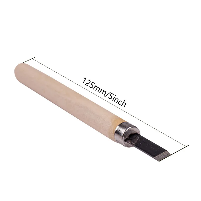 Engraving Knife DIY Hand Tools Carved Wooden Cutter Woodcut Scorper Hand Wood Carving Engraving Knife Tool 5PCs