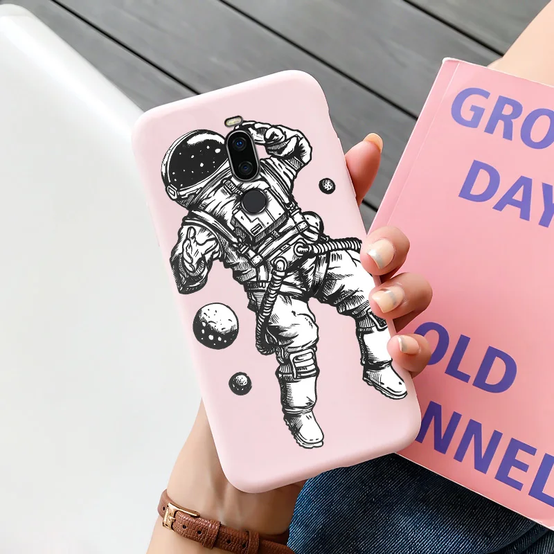 Cases For Meizu Astronaut TPU Soft Shell For Meizu X8 Case Personality Tide Shell For MEIZU X8 Case Silicone Edging Matte Phone For MEIZU meizu phone case with stones Cases For Meizu