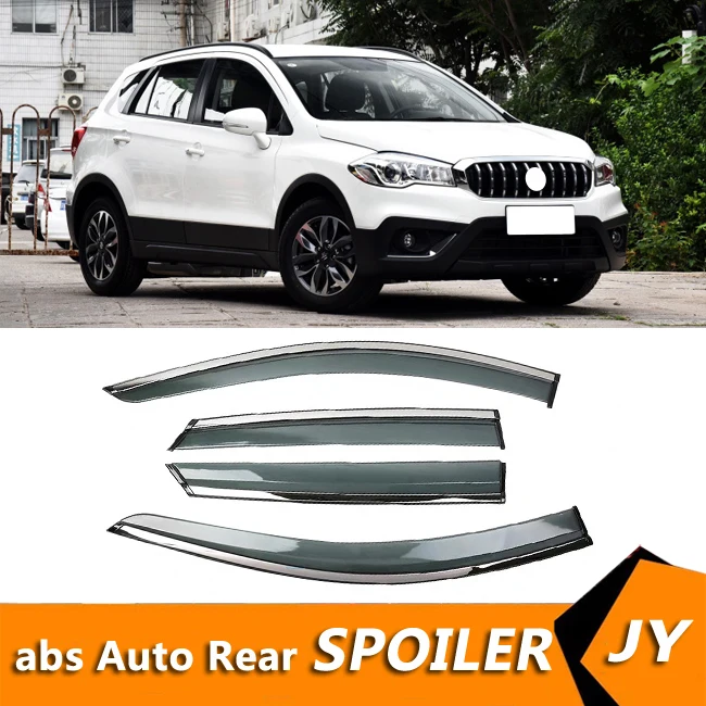 Для Suzuki S Cross 2017 оконный козырек вентиляционные оттенки Защита от солнца дождя для