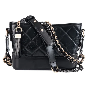 

Women Hobo Bag Shoulder Bag 2019 New Fashion Rhombic Plaid Chain Messenger Bag Ladies High Quality Leather Wild Crossbody Bag