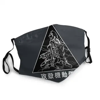 

Major Ghost In The Shell Men Women Reusable Face Mask Printed Dust Protection Mask Respirator Mouth Muffle