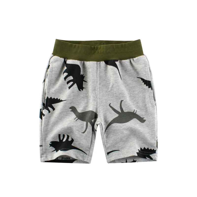 Oeak/2019 г. Модные детские штаны детские летние брюки шорты для маленьких мальчиков недорогие пляжные льняные с принтом красных и зеленых