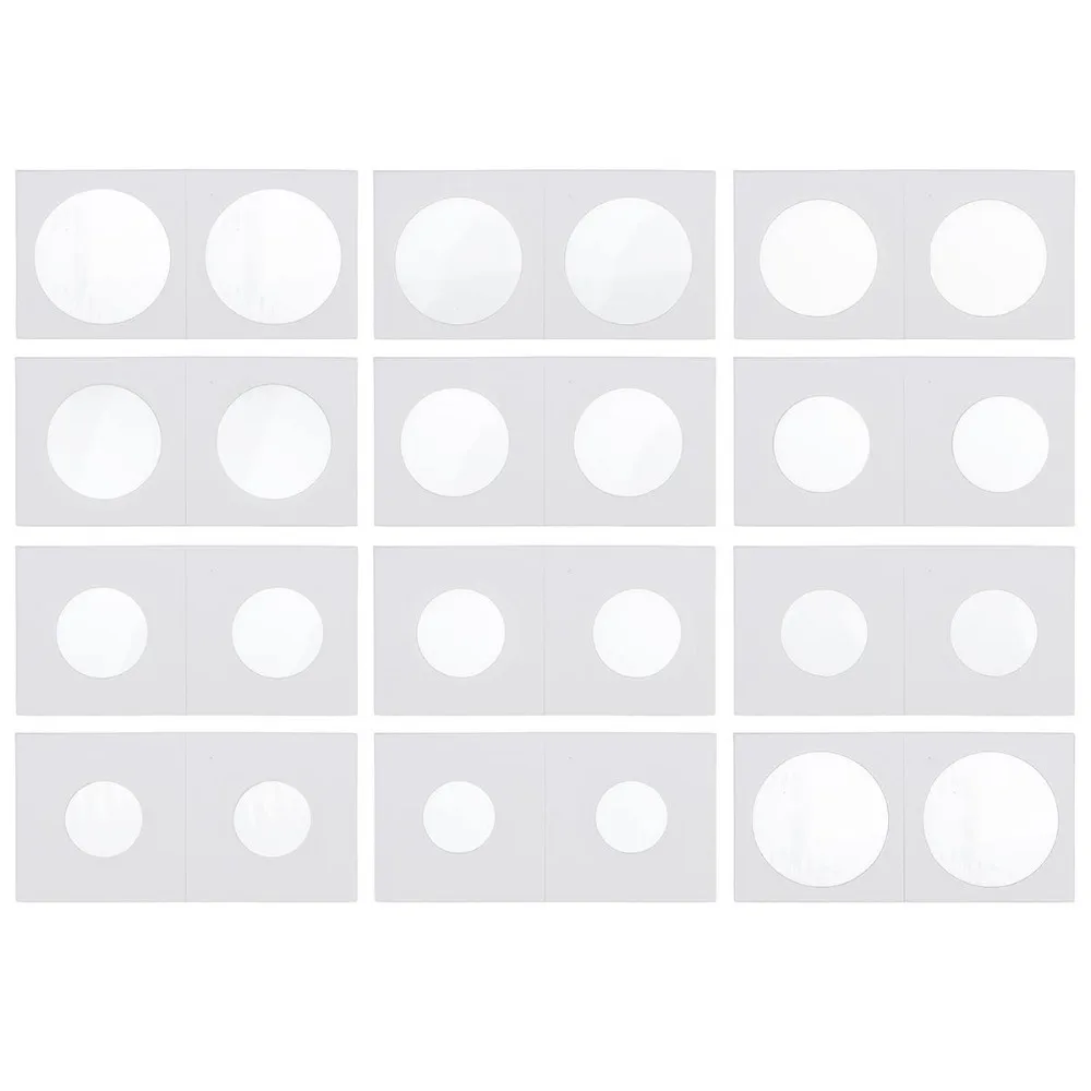 50PCS-Square-17-5-40mm-Cardboard-Coin-Holder-Coin-Supplies-Coin-Album-Collection-Lighthouse-Stamp-Coin