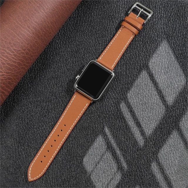 leather strap For apple watch Ultra 49mm 8 7 45mm 41mm Smart Watch  Replacement Wristband For iwatch 6 5 4 SE 3 44m 42mm 40mm38mm - AliExpress