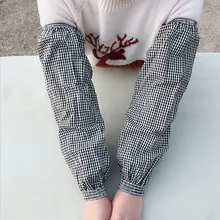 Летняя Солнцезащитная манжета для мужчин и женщин, защита от ультрафиолетового излучения, Полиэстер, Хлопок, рабочий нарукавник, чистый хлопок, дерево, посадка, рукава для улицы