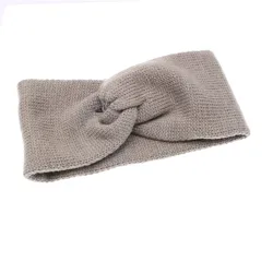Pure Color Wool Head Bands For Women European And American Warm Hair Accessories Factory Wholesale