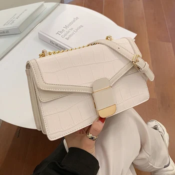 

Crocodile Pattern Bag For Women 2020 New Fashion Korean Style Shoulder Crossbody Bag Casual Phone Pocket A755