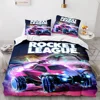 New Rocket League Bedding Set Bedspread Single Twin Full Queen King Size Car Rocket League Bed Set Aldult Bedroom Duvetcover 1