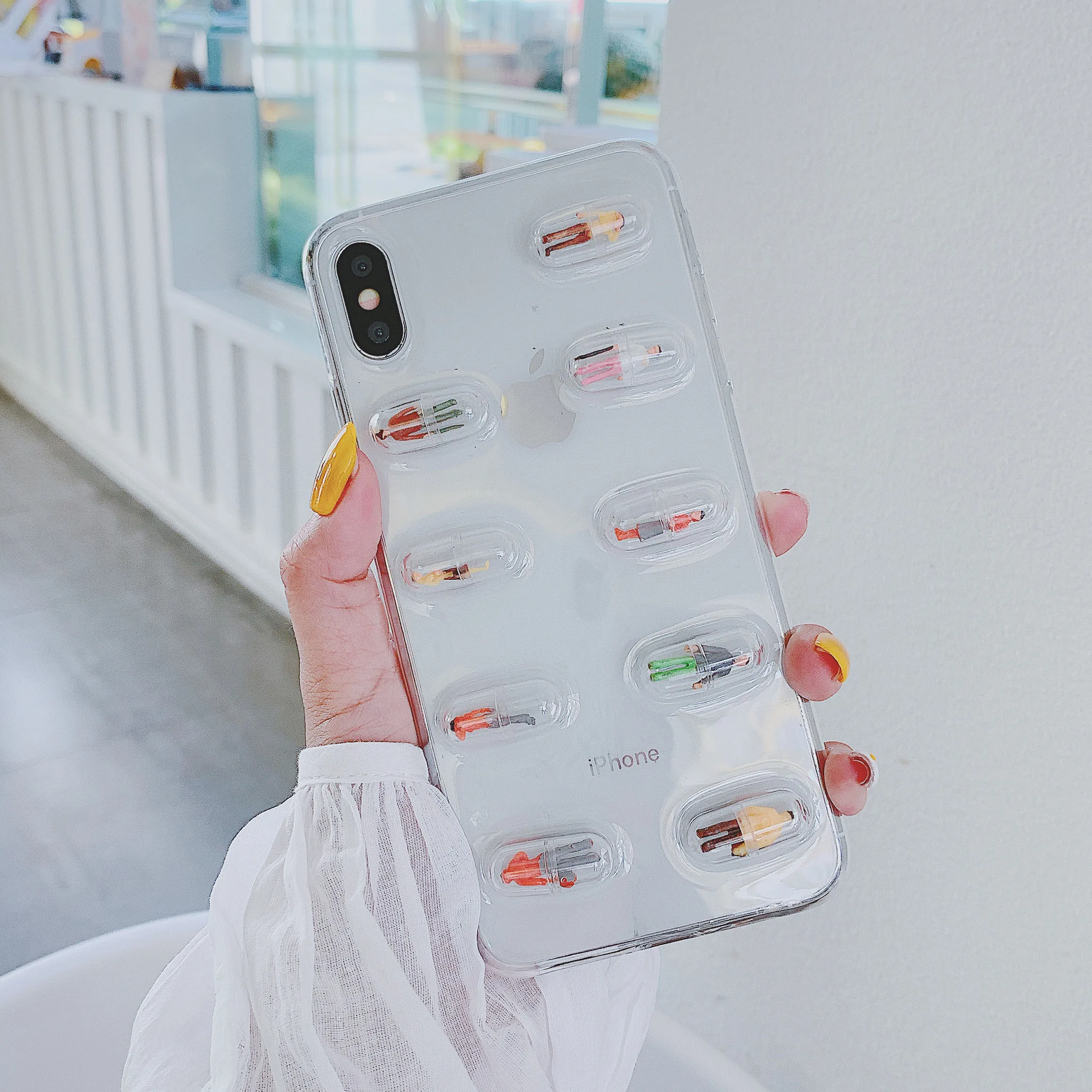Забавный 3D мультяшный чехол PEIPENG в виде таблетки для телефона iphone XS XR Max X 7 8 6 6s plus