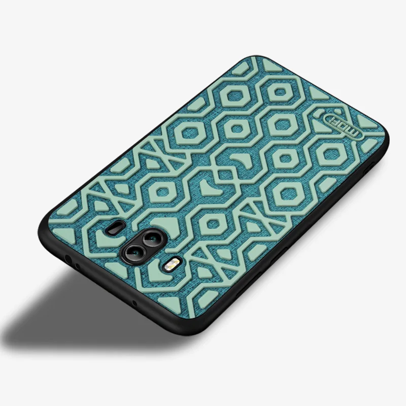 Чехол Mofi для huawei mate 30 Pro, чехол для huawei mate 10, нескользящий Противоскользящий защитный чехол для mate 30, нескользящий чехол mate 10Pro - Цвет: Green