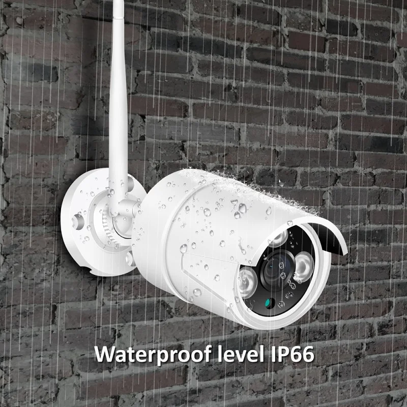 

1080P Mini Bullet WiFi Camera With Sd 16/32G Card 2MP WiFi Camera H.265 Wireless Camera Sd Card Storage Built-in MIC Camhi